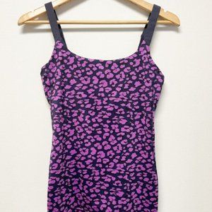 Women's Barre None Tank Mini Cherry Cheetah